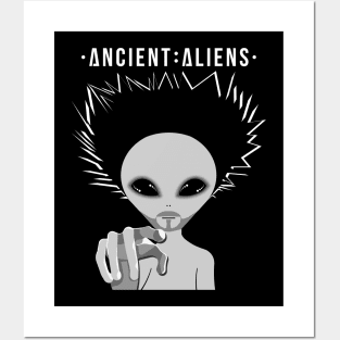 A Aliens Blk Posters and Art